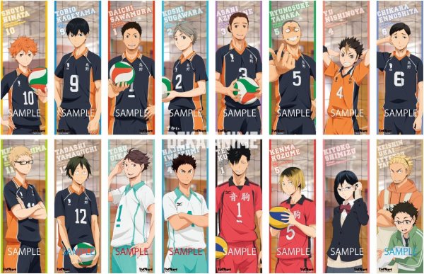 герои волейбола аниме с именинами