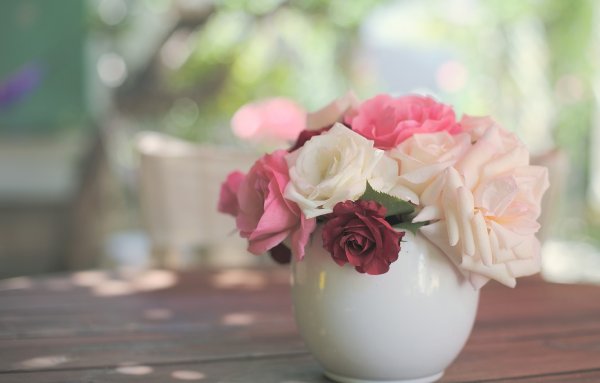 Букет роз в вазе обои (42 фото)