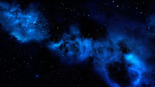 Голубой космос обои (44 фото)