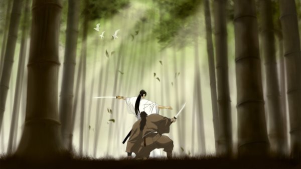 Обои самурай в лесу (41 фото)
