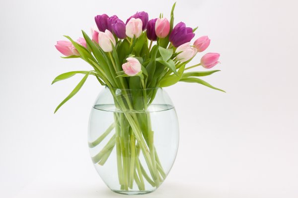 Обои цветы в стеклянных вазах (38 фото)