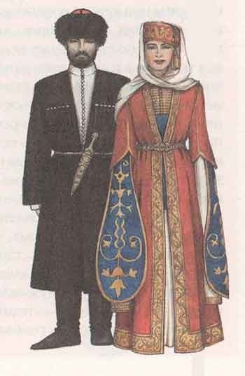 Рисунки национальная одежда балкарцев (41 фото)