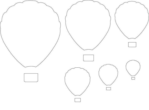 Аппликации воздушный шар из фетра (44 фото)