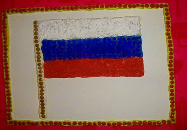 Поделки на тему российский флаг