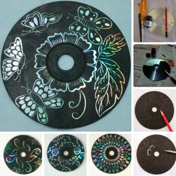 Поделки из магнитных дисков: идеи по изготовлению своими руками (44 фото)