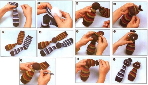 Поделки из носков и крупы: идеи по изготовлению своими руками (44 фото)