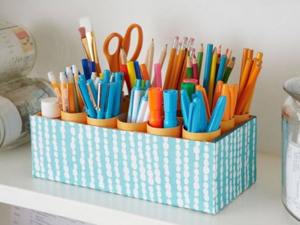 Поделки коробочка для карандашей: идеи по изготовлению своими руками (40 фото)