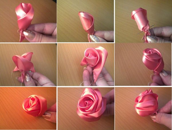 Поделки розы из материала : идеи по изготовлению своими руками (43 фото)