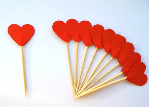 Поделки сердечко из бумаги на палочке: идеи по изготовлению своими руками (40 фото)