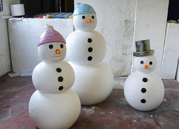 Поделки снеговик из материала: идеи по изготовлению своими руками (44 фото)
