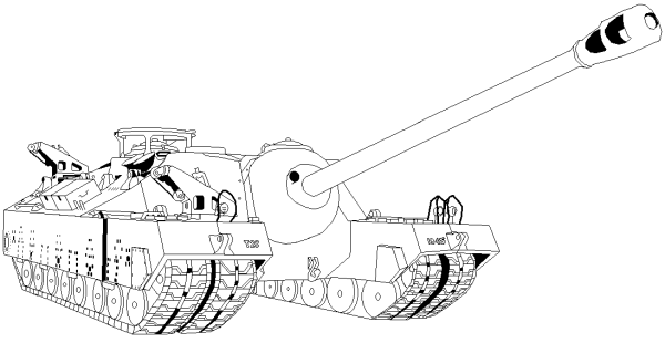 Раскраски американский танк (41 фото)