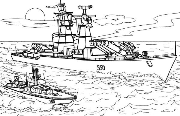 Раскраски корабли кузнецов (43 фото)