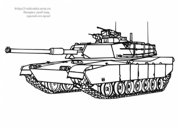 Раскраски танк армада (43 фото)