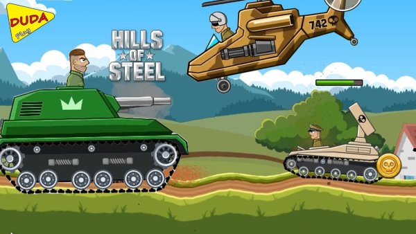 Игра Hills of Steel танк бак