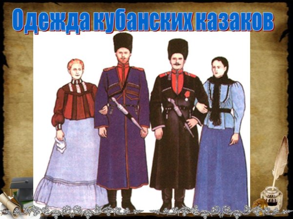 Рисунки казачья мужская одежда (41 фото)