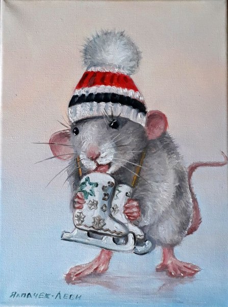 Рисунки мышь в шляпе (43 фото)