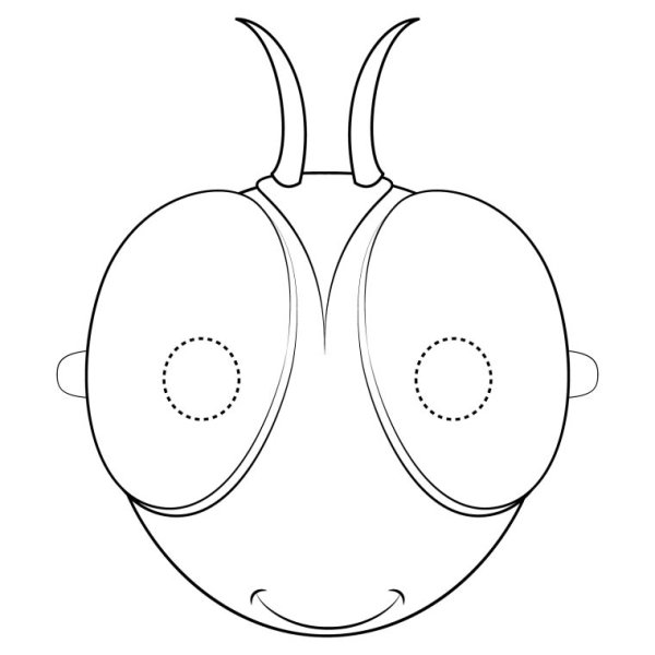 Рисунки муравья для маски (39 фото)