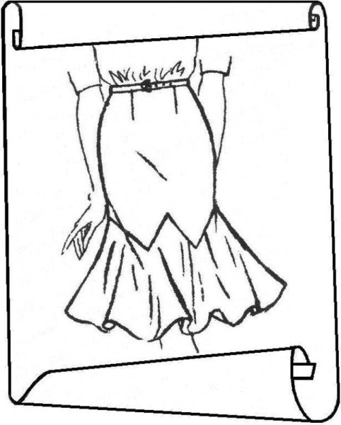 Рисунки оборка юбки (41 фото)