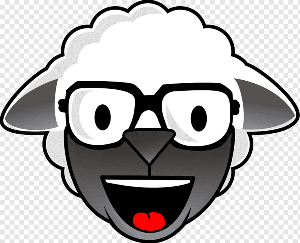 Рисунки овечка в очках (41 фото)
