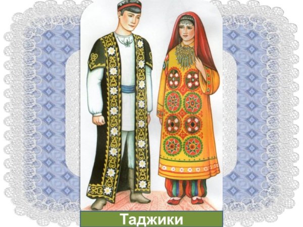 Рисунки узбекской одежды (40 фото)