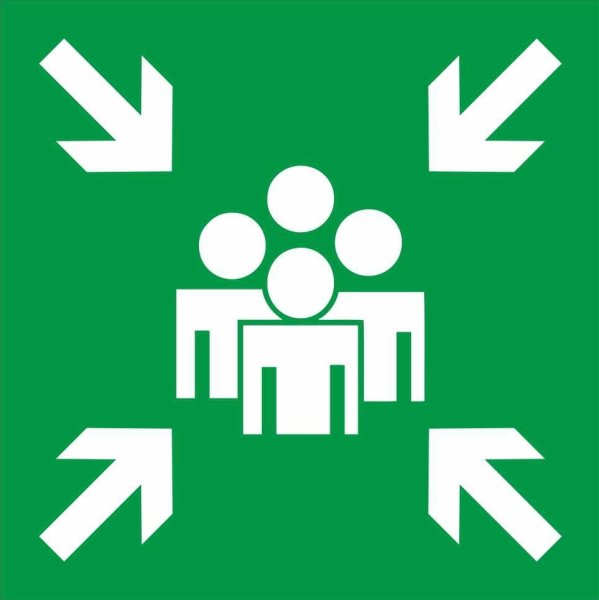 Знак четыре человека на зеленом фоне (37 фото)