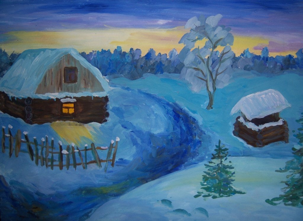 Был долгий зимний вечер. Зима рисунок. Рисунок на зимнюю тему. Рисунок на тему зимний вечер. Рисунок на тему зимний пейзаж.