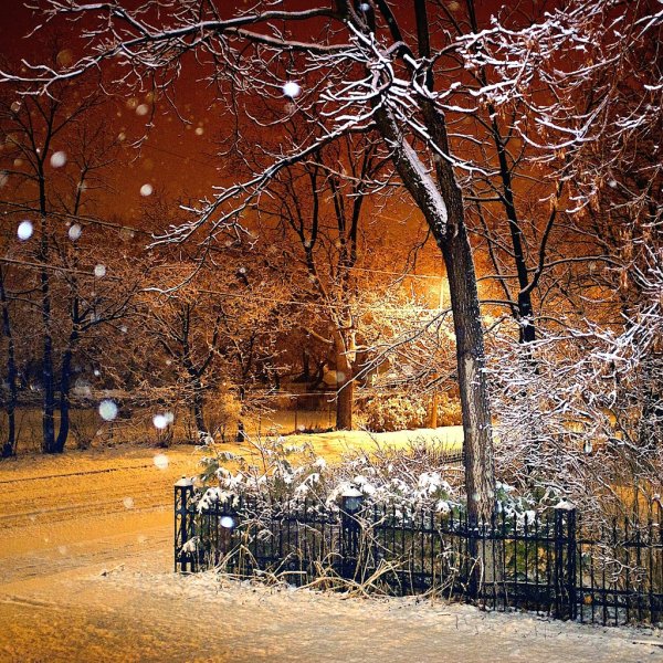 Картинки добрый вечер осенью со снегом (34 фото)