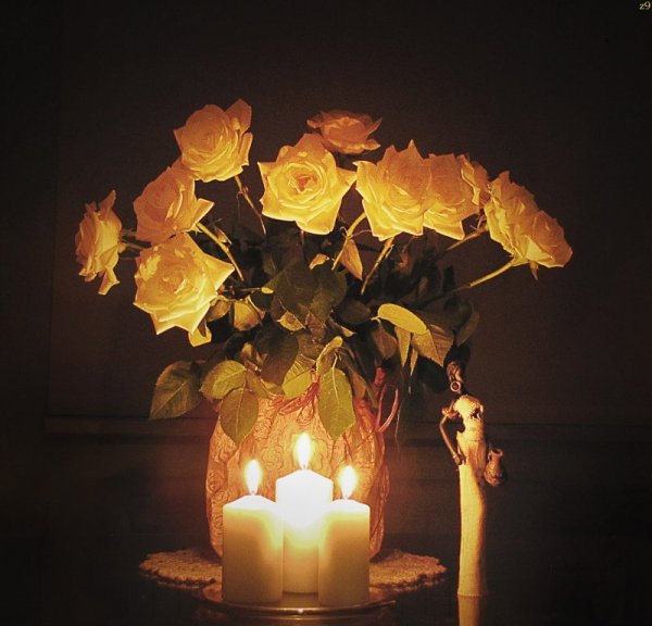 Вечер со свечами и цветами картинки (48 фото)