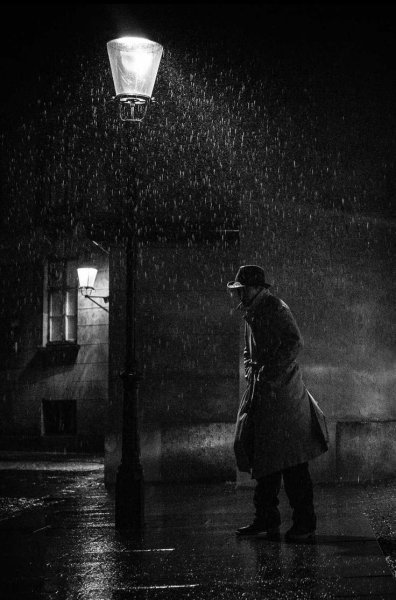 Человек под дождем ночью картинки (49 фото)