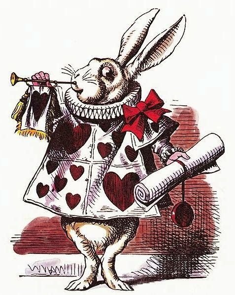 Алиса и кролик иллюстрации (53 фото)