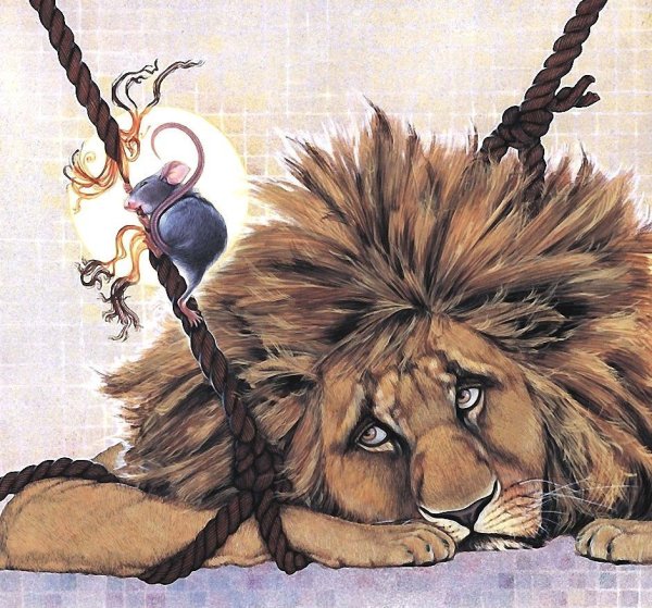 Лев и мышь иллюстрации (55 фото)