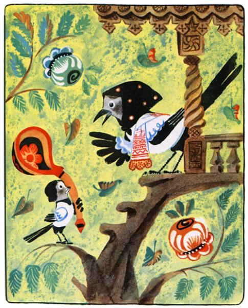 Иллюстрация васнецова сорока белобока (54 фото)