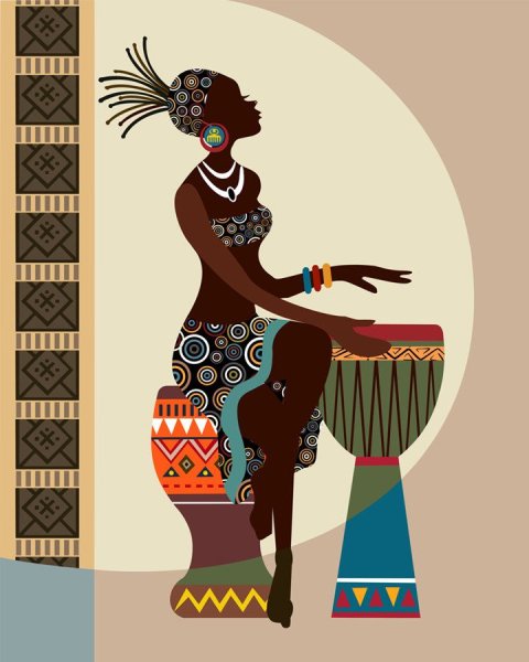 Африканские иллюстрации (54 фото)